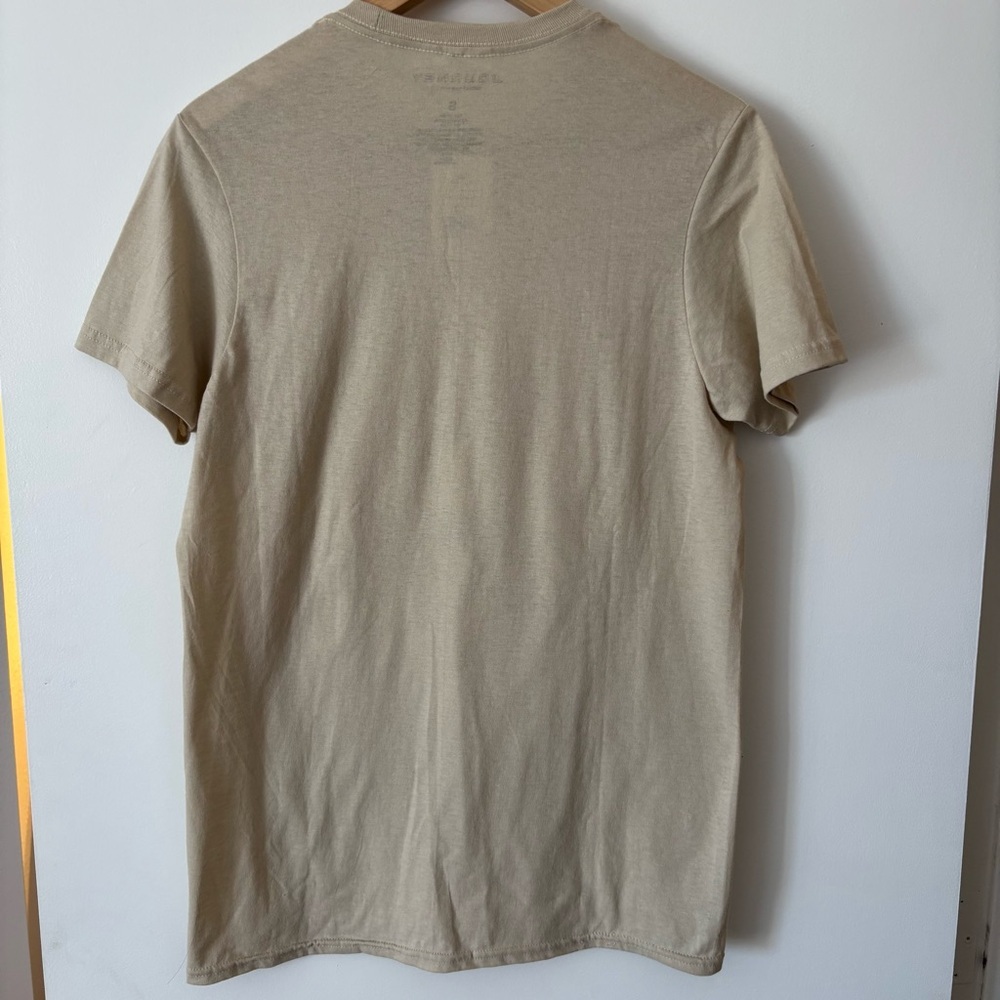 Journey New with Tags Band T-shirt Tan Size Small Short Sleeves - Picture 2 of 4